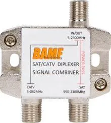 4) BAMF SAT/CATV Signal Combiner Mixer, Segregator