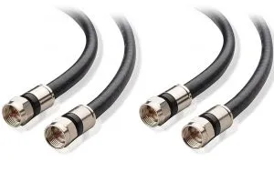 2. Cable Matters 2-Pack CL2 Quad Shielded RG6 Coaxial Cable