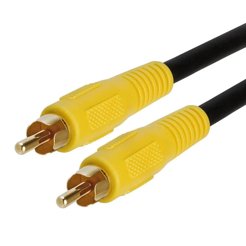 2) Cmple – Composite Video/Subwoofer/Coax/S/PDIF Patch Cable