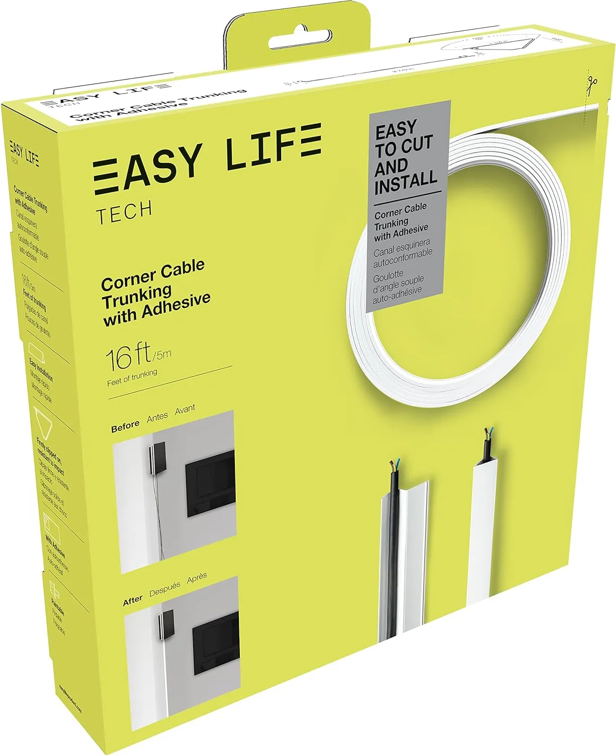10. Easylife Tech Cable Trunking Raceway