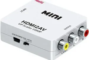 3. HDMI to RCA Converter – Includes USB Charging Cable