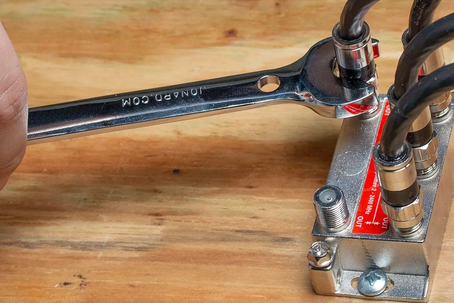 2. Jonard ASW-716 7/16" Angled Speed Wrench