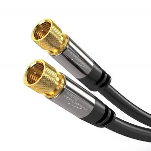 3. KabelDirekt Digital Coaxial Audio Video Cable – HDTV Satellite Cable Connectors