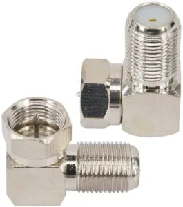 4. Kaunosta F-Type 90-Degree Coax Adapter