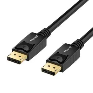 3. Moread 144Hz Black DisplayPort Cable