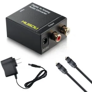 Musou Digital Optical Coax to RCA Converter Adapter