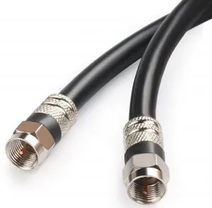 7. Postta Quad Shielded Black RG6 Coaxial Cable For Modem