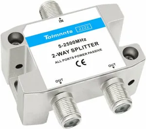 3. Tolmnnts 2-way Coaxial Cable Splitter